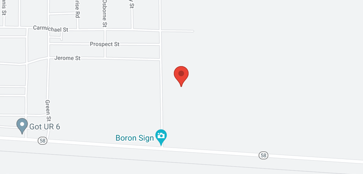 map of unkown Boron, CA 93000